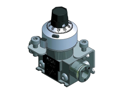 KND Needle Valve With Adjusting Dial